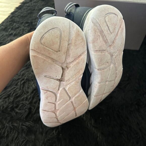 HOKA one one akasa blue lace up shoes sneakers women’s 9.5 - Picture 5 of 10